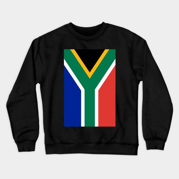 South Africa Flag Crewneck Sweatshirt by Historia